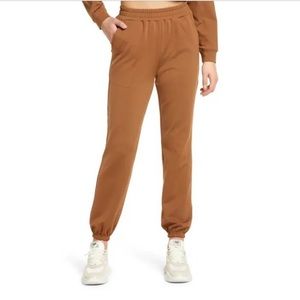 WeWoreWhat Brown Jogger‎ Sweatpants Size Large Athleisure Gorpcore Travel